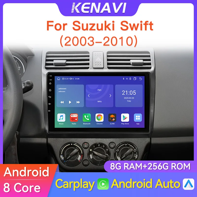 

2 Din Android Car Stereo Radio Multimedia Player For Suzuki Swift 2003 - 2006 2007 2008 2009 2010 GPS RDS Carplay Auto Head Unit