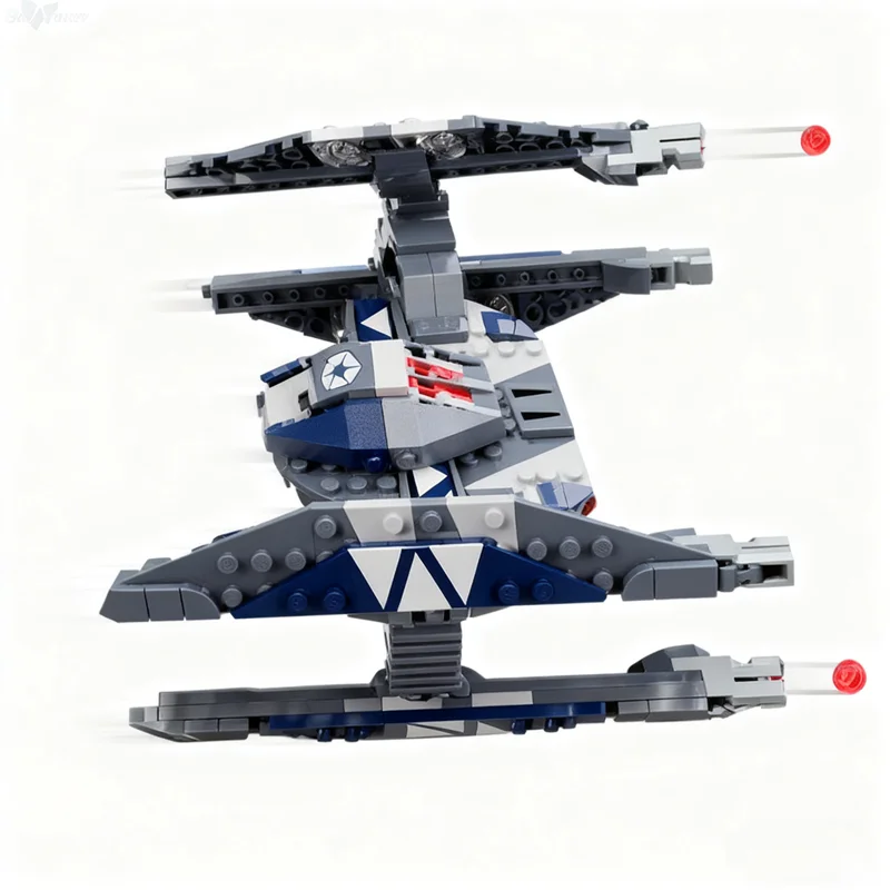 236pcs MOC Star Battle SW Vulture Droid Model Christmas Gift Creative Home Decor Desk Display Shelf Accent Art