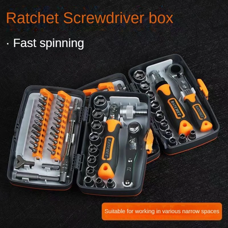 New Youpin 38Pcs Precision Ratchet Screwdriver Torque Wrench Set with Magnetic Torx Phillips Bits Socket Combo Kit Repair Tools