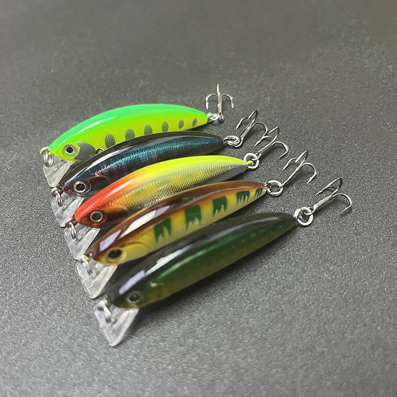 1Pcs 5g 50mm Mini Sinking Minnow Lures Pesca Jerkbait Wobblers Artificial Hard Bait for Trout Lake Swimbait Fishing Accessories