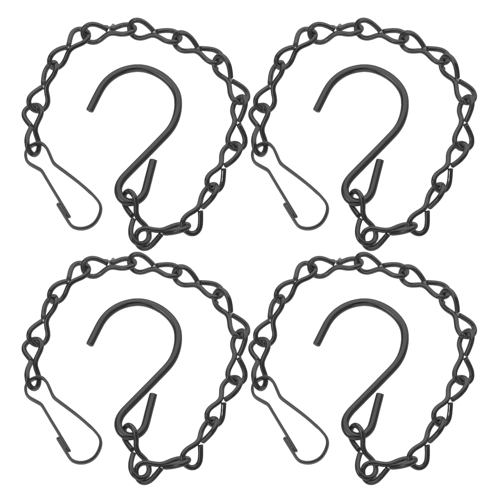 

4pcs Hanging Iron Craft Decorative for Flowerpot Basket Plant Durable Versatile Chains For Hanging Baskets Strong Capacity