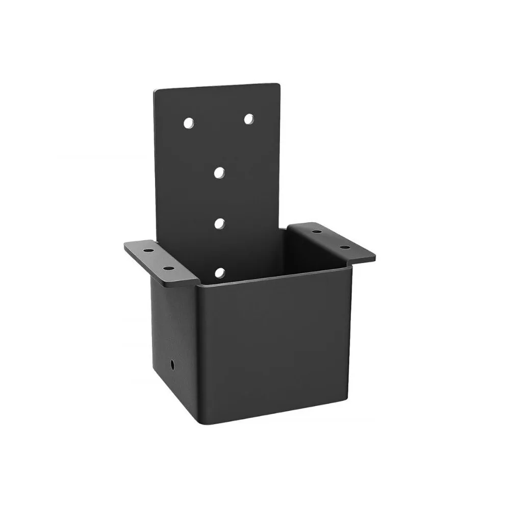 مع مسامير العريشة السوداء المعدنية دائم سطح السفينة درابزين موصل الحائط الثقيلة المألوف دعامة معدنية شرفة