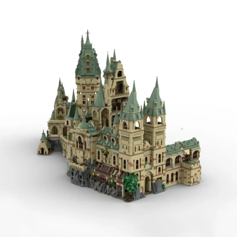 11723PCS Magical Movie Model MOC Modular Building Bricks Medieval HP Castle College Holiday Assemble Children Toys Gifts Suit