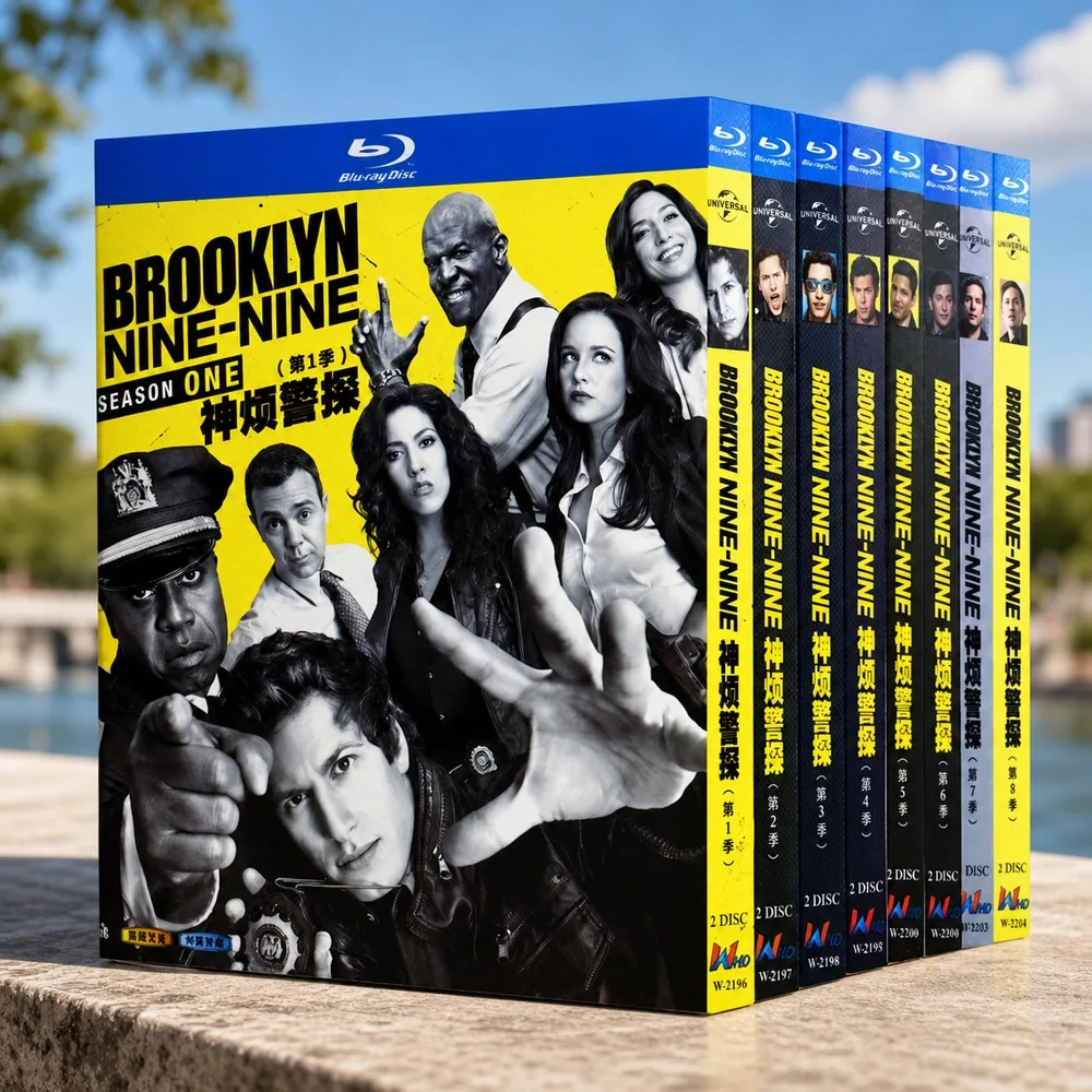 Brooklyn Nine-Nine Seasons 1-8 Blu-ray Ultra HD Box Set with English & Traditional Chinese Subtitles