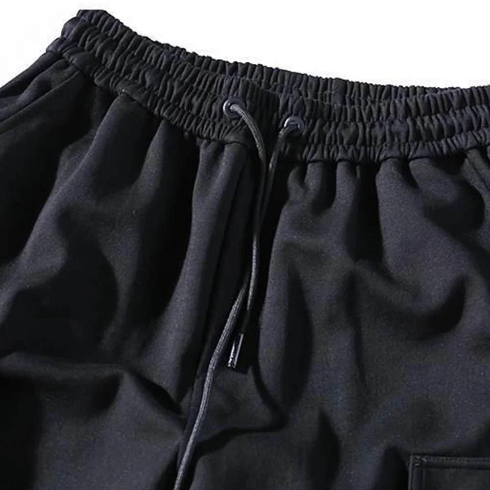 Loose Harem Pants Men Cargo Trousers Hip Hop Outdoor Casual Ankle Length Pant Streetwear Pocket Sweatpants Motorcycle pants Male