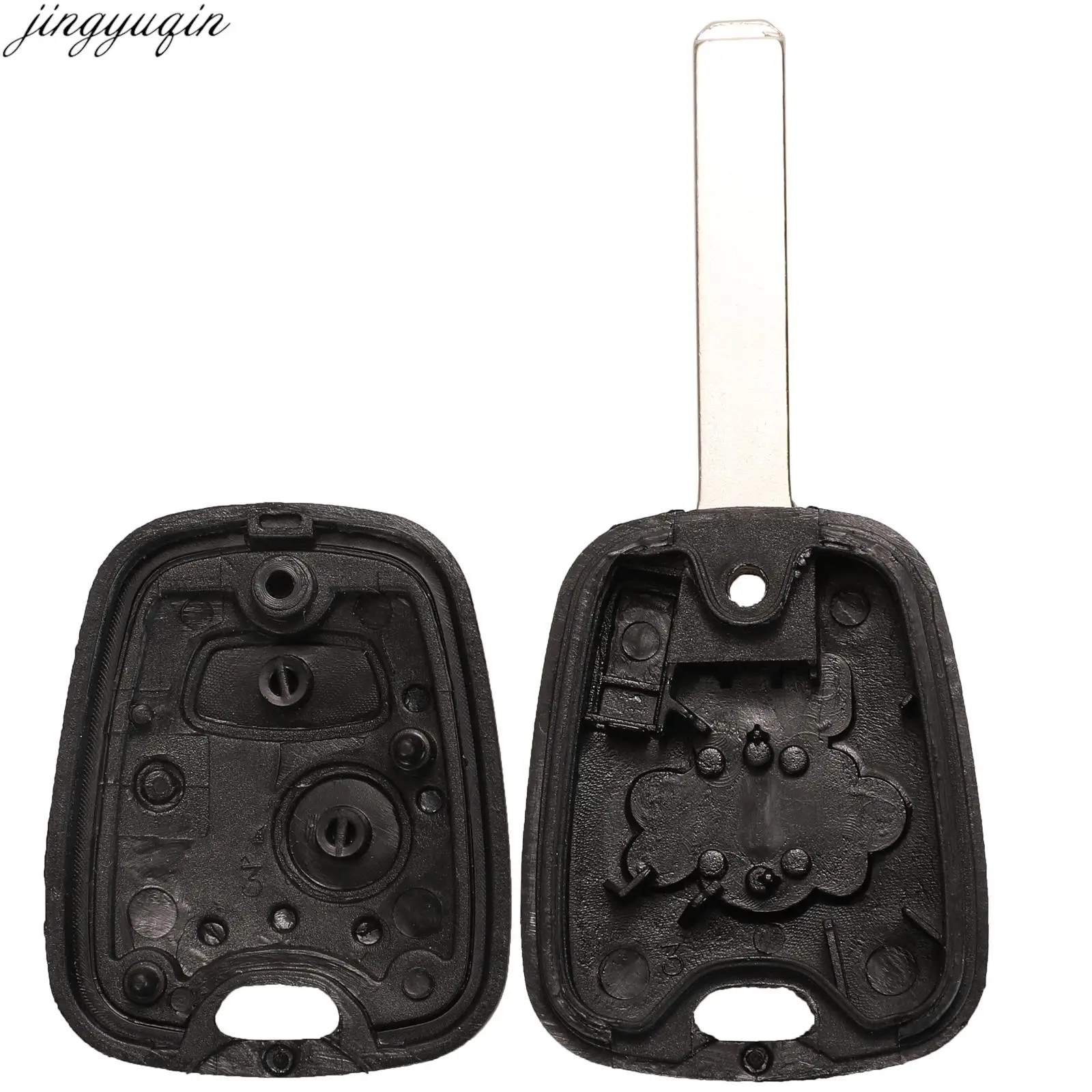 Jingyuqin Remote Car Key Case Shell For Citroen C1 C2 C3 C4 Xsara Picasso Peugeot 107 207 307 407 507 607 106 206 306 406