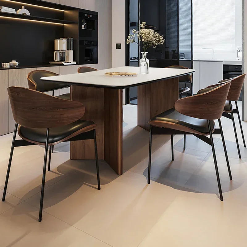 

Home Stool Dinning Table Cafe Dining Living Room Home Furniture Tables Sets Luxury Steel Mesa Mesas De Cocina Industrial Modern