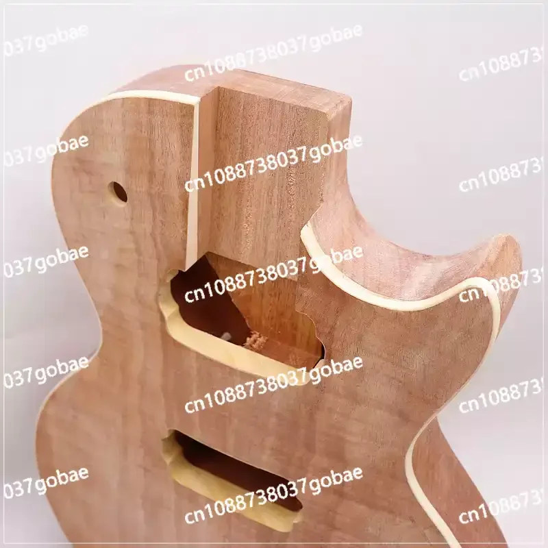 Guitar body tiger pattern binding DIY guitar modified body electric guitar professional student performance