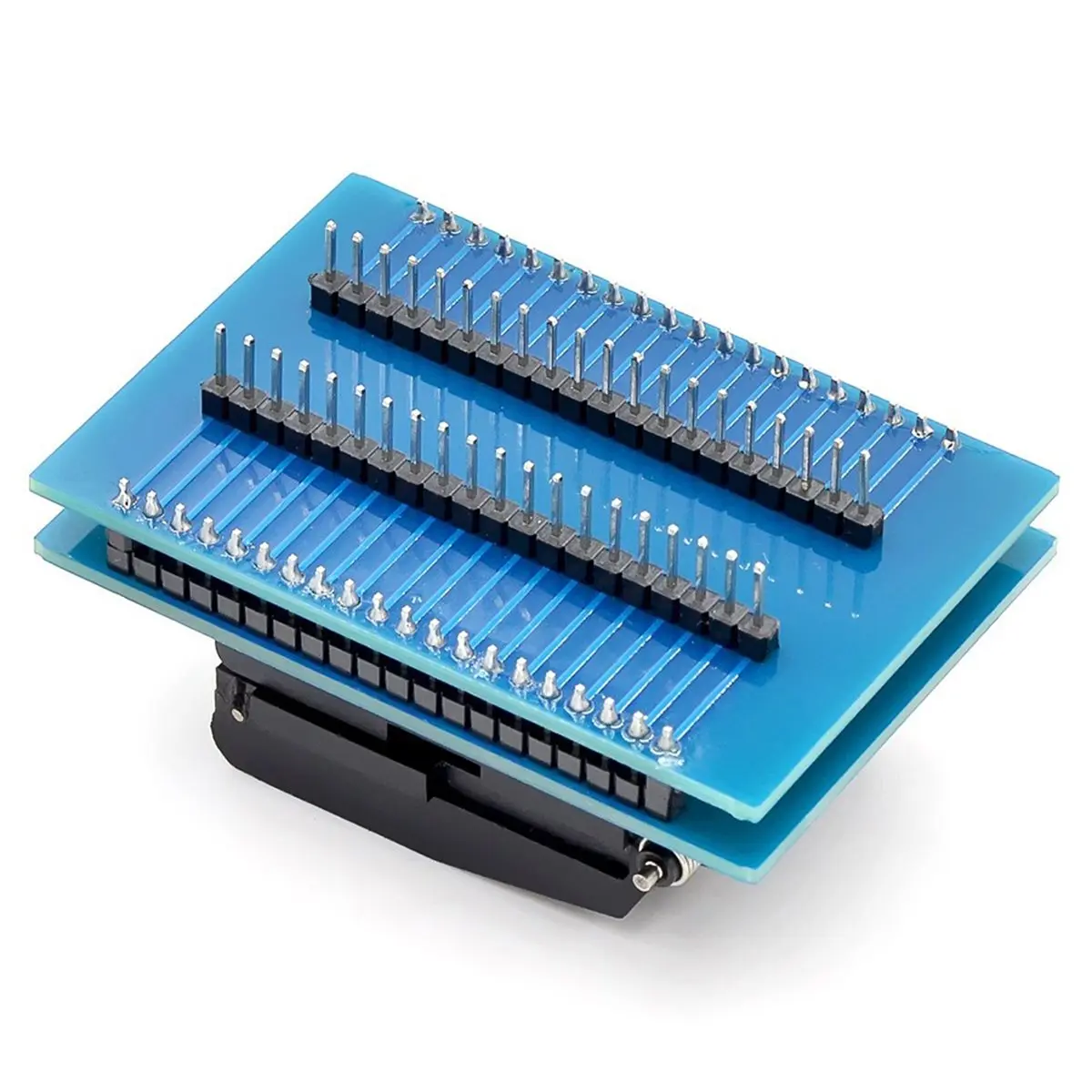 A49T TQFP32 to DIP28 TQFP44 to DIP40 IC Programmer Adapter Chip Test Socket Burning Seat Integrated Circuits TQFP32 to DIP28