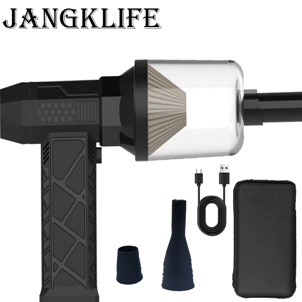 JANGKLIFE 130000 RPM Rüzgar Hızı Turbo Jet Fan Turbo Fan Güçlü Hava Üfleyici Endüstriyel Kanal Fanı Fırçasız Motor Araba Elektrikli Kurutucu