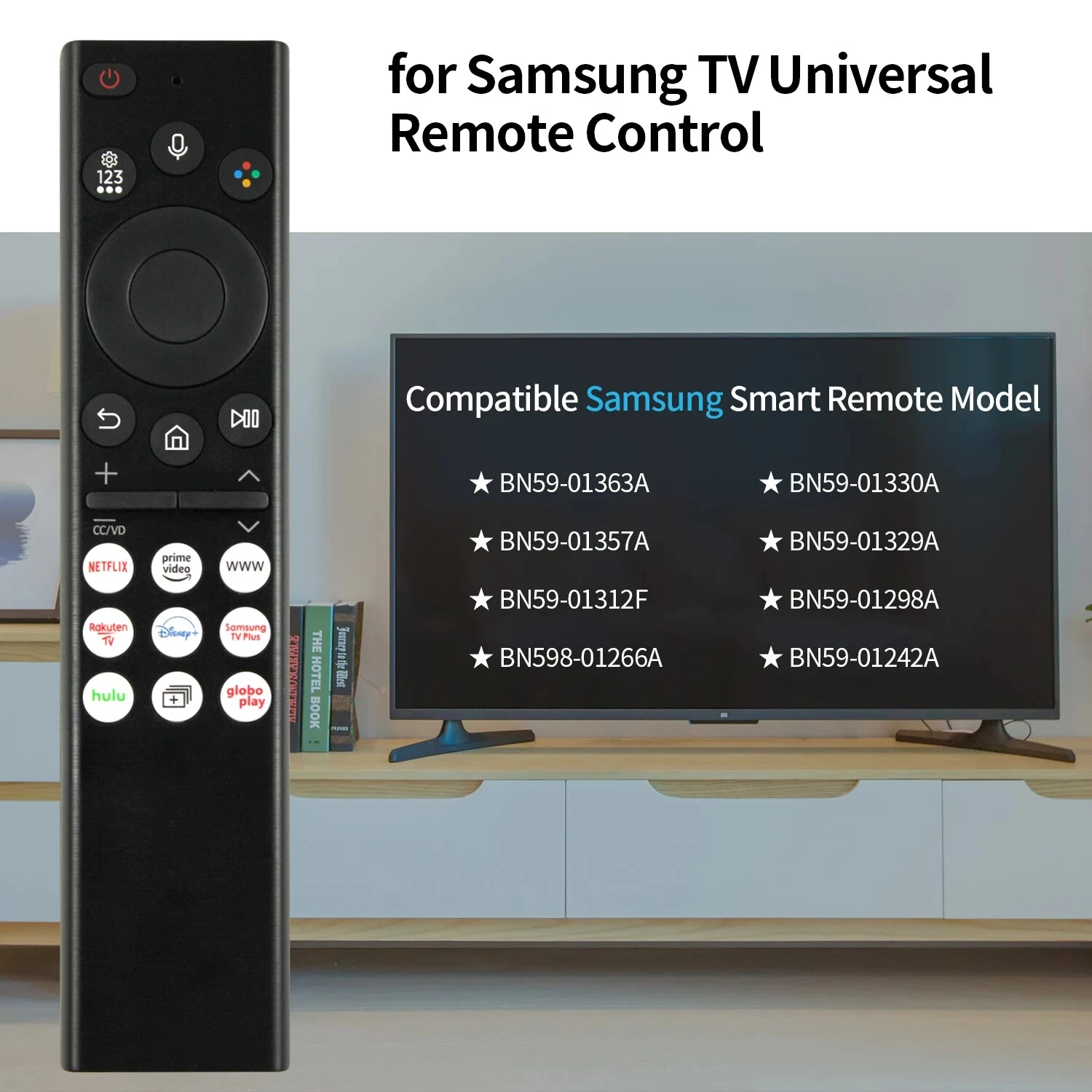 Replacement BN59-01390A   Remote Control, with Voice    Smart TV