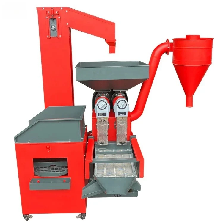 

Commercial 80 Rice Stone Rice Milling Machine Millet Hulling Machine Crusher Fine Bran Screening And Peeling Machine Rice Mill