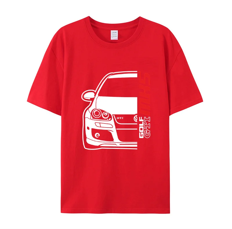 GTI MK5 Car Black T-Shirt 100% Cotton XS-5XL