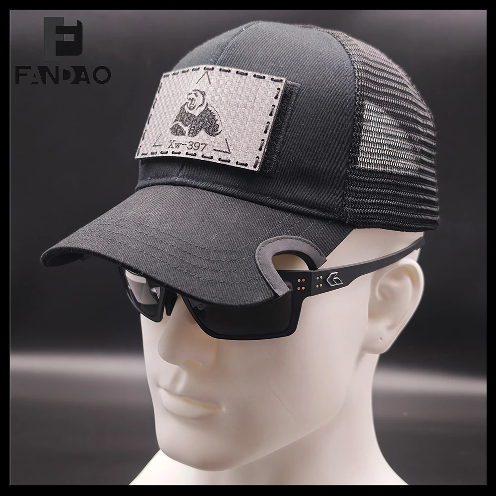 

Tactical Baseball Cap Shooting Range Glasses Sunshade Notched Airsoft Hat Suitable for Pairing with Various Types of Glasses