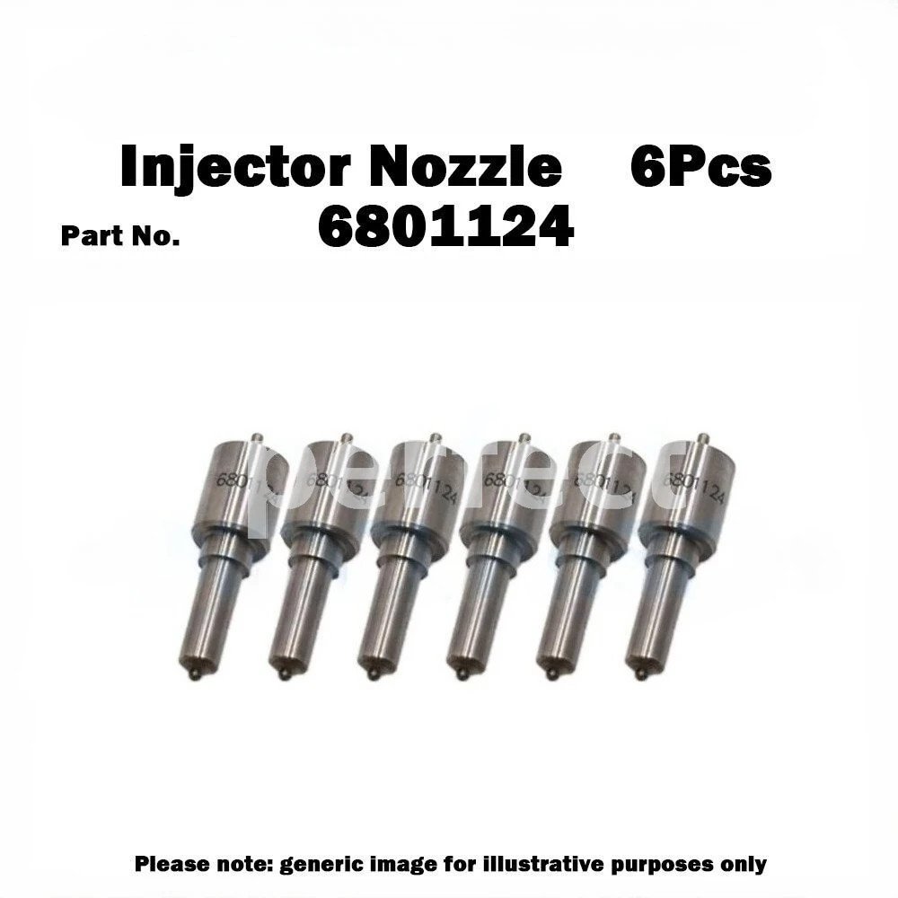 Voor CUMMINS 6BT Komatsu PC150-5 LJC6760419 LJC6760522 6x Injector Nozzle 6801124