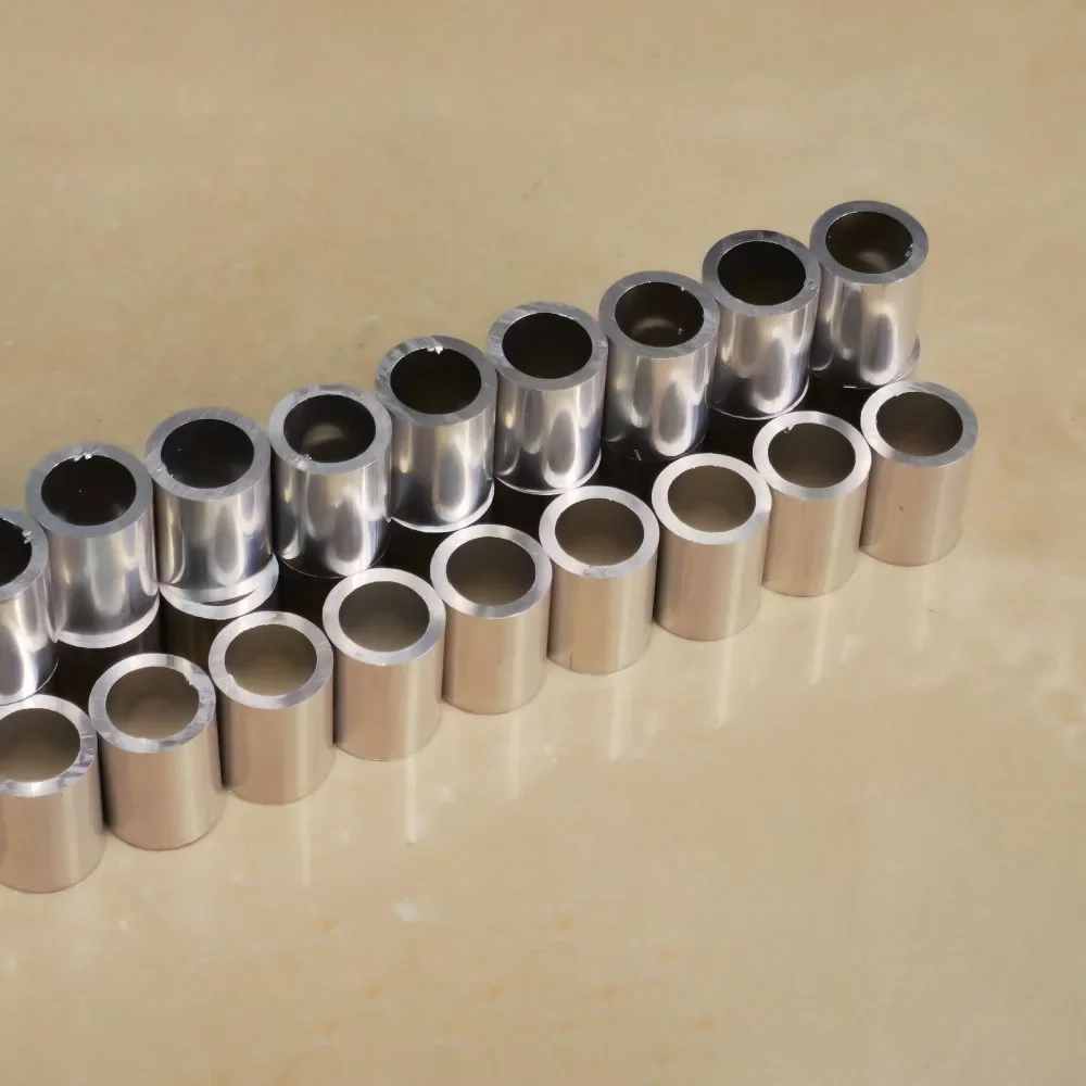 50pcs Aluminum tube OD 8mm alloy tube 8mm outer diameter pipe size 8*6 Aluminium hollow tubing length 6 8 10 12 15 18 20mm