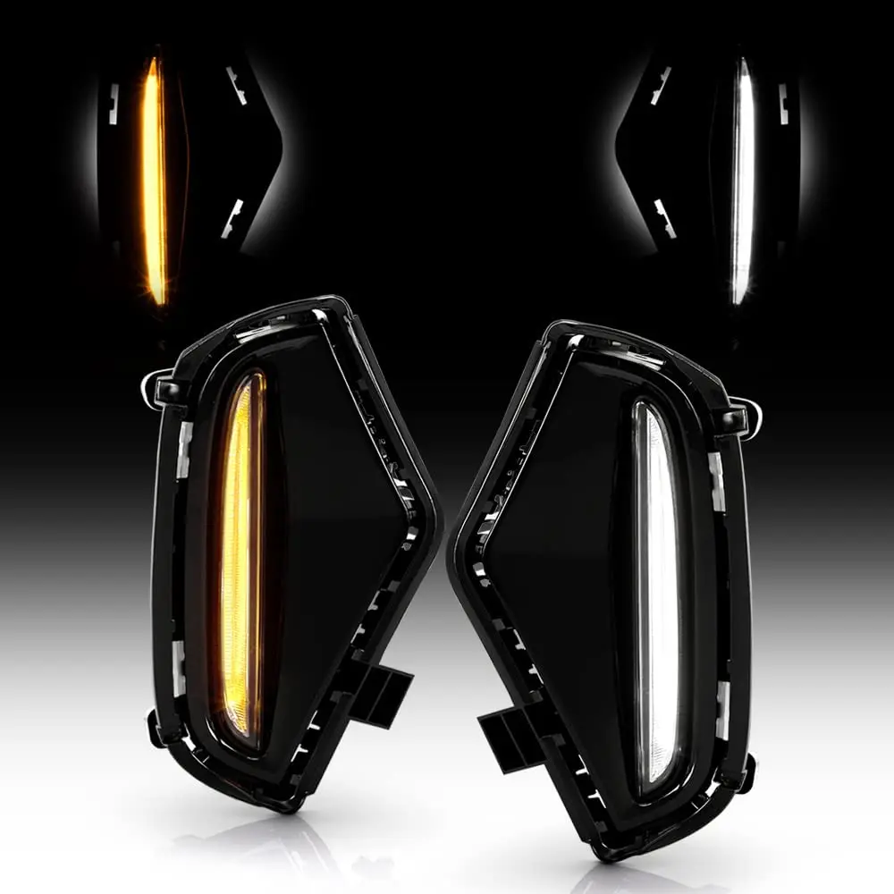 DRL Swicthback luz antiniebla intermitente para coche, luces de parachoques LED para RAV4 2019-2023 TO1038225,TO1039225,521280R150,521270R150 L & R