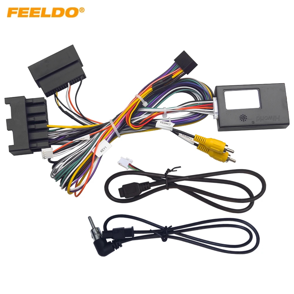 

Кабель-адаптер для подключения автомагнитолы (16-контактный) для Ford Fiesta/Focus/KA/Edge/Transit