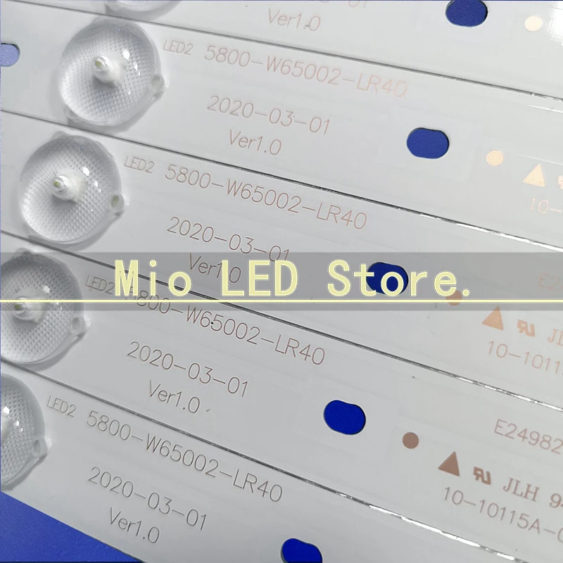 5/10set LED Backlight strip 5 lamp For 65