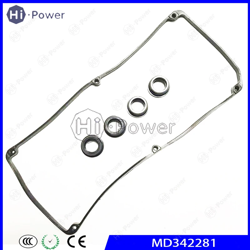 MD342281 MD339118 Valve Gasket Sealing Ring spark plug seal 471Q-1014006 for MITSUBISHI 4G13 (16V) 4G18 Car Accessories