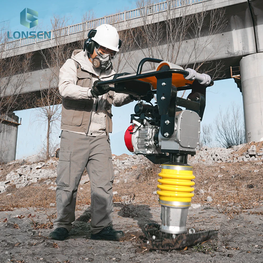 Machine compacteur de pilon de bourrage de construction RM80