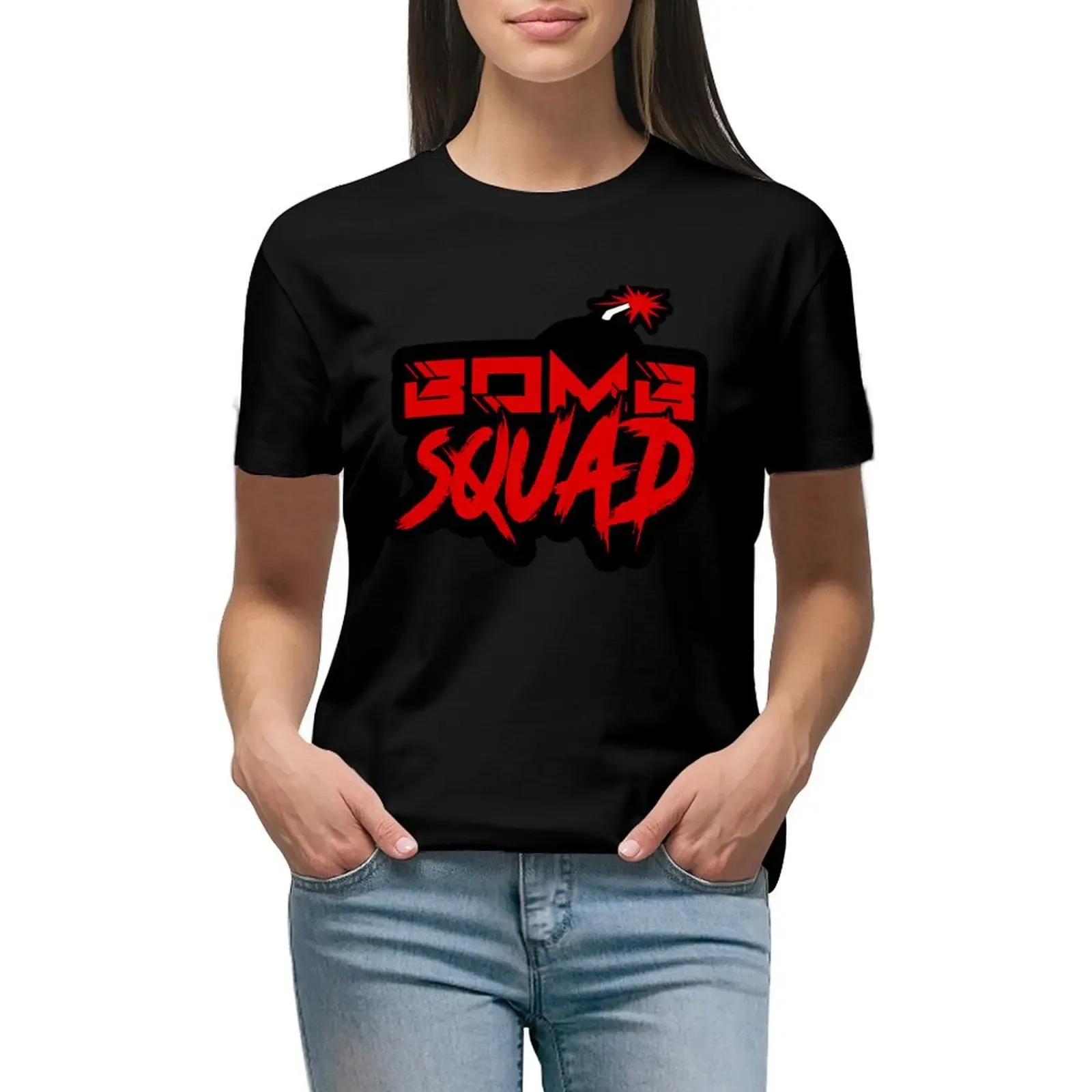 

Bomb Squad T-Shirt quick-drying Female clothing korean fashion fashion woman blouse 2024
