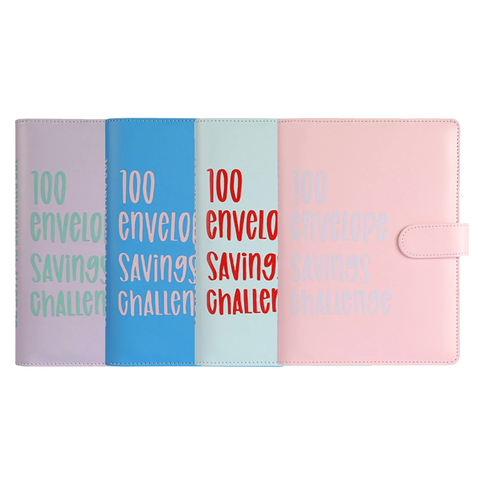 Hot 100 Envelope Challenge Binder Couple Challenge Event Save Together Challenge Notepad Savings Folder stationery