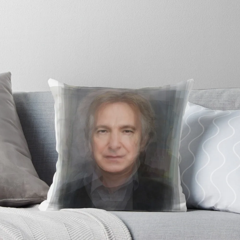 Alan Rickman Severus Snape Portrait Overlay Throw Pillow Christmas Cushion For Home Ornamental Pillow pillow