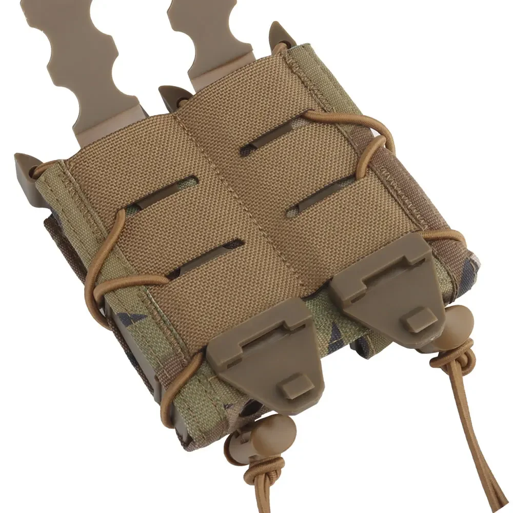 Tiger Type Short Double Quick Pull Mag Pouch