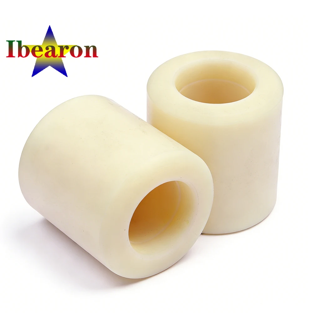 4PCS Flat/Drum Nylon Forklift Casters 80*60mm 80*70mm, Durable Wear-Resistant Replacement for Industrial Warehouse Forklifts