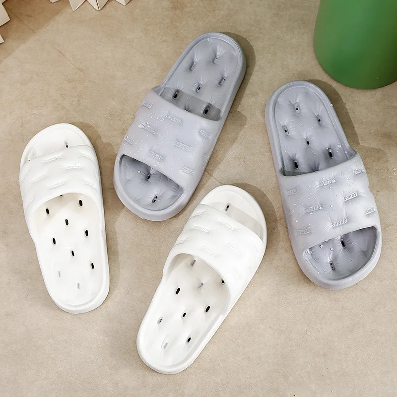 

Hollow quick-drying bathroom bath cool slippers women's summer new home non-slip cool slippers