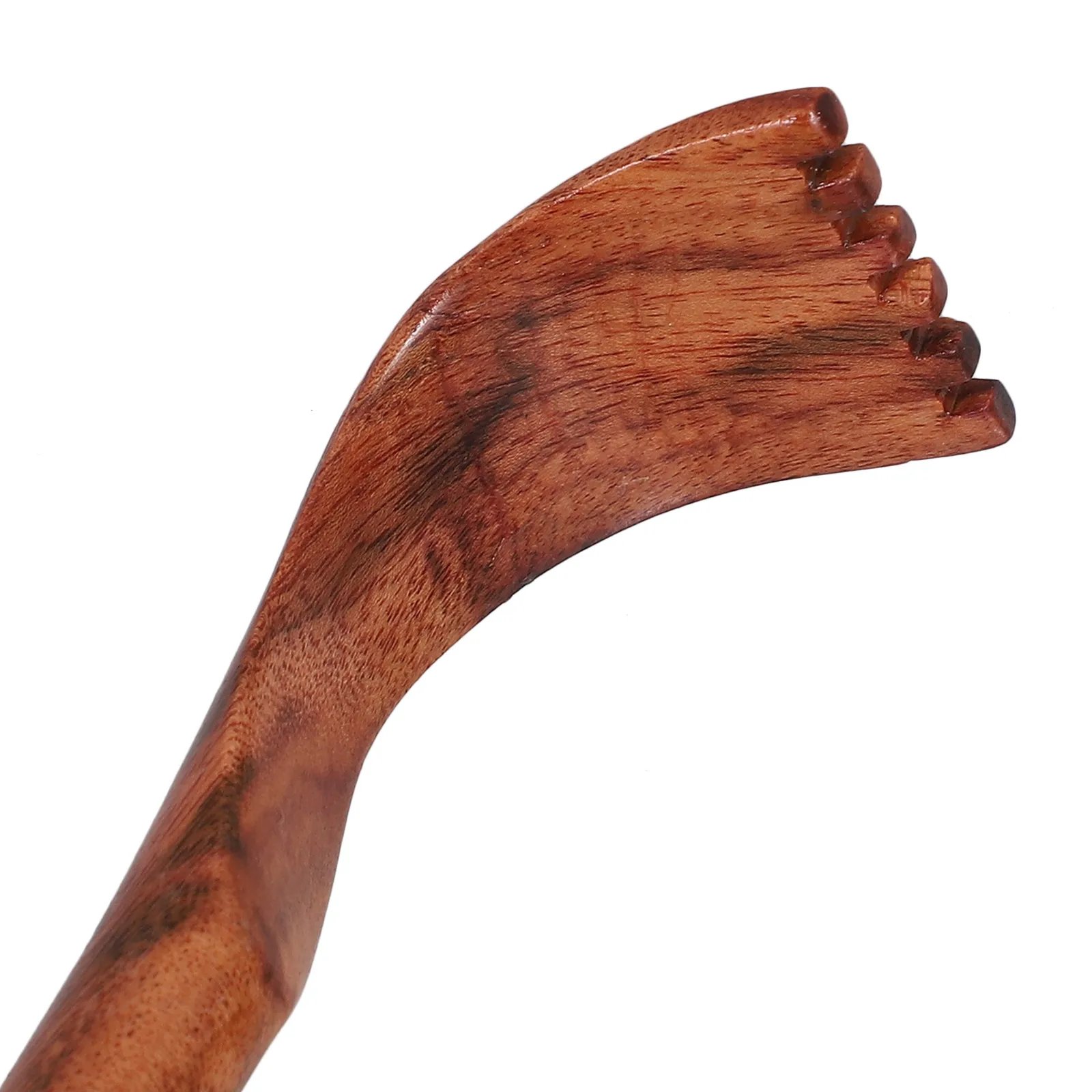 

Wooden Back Scratcher Portable Itchy Aldult Brown Long H Manual Scratching Tool For Elderly Safe Durable