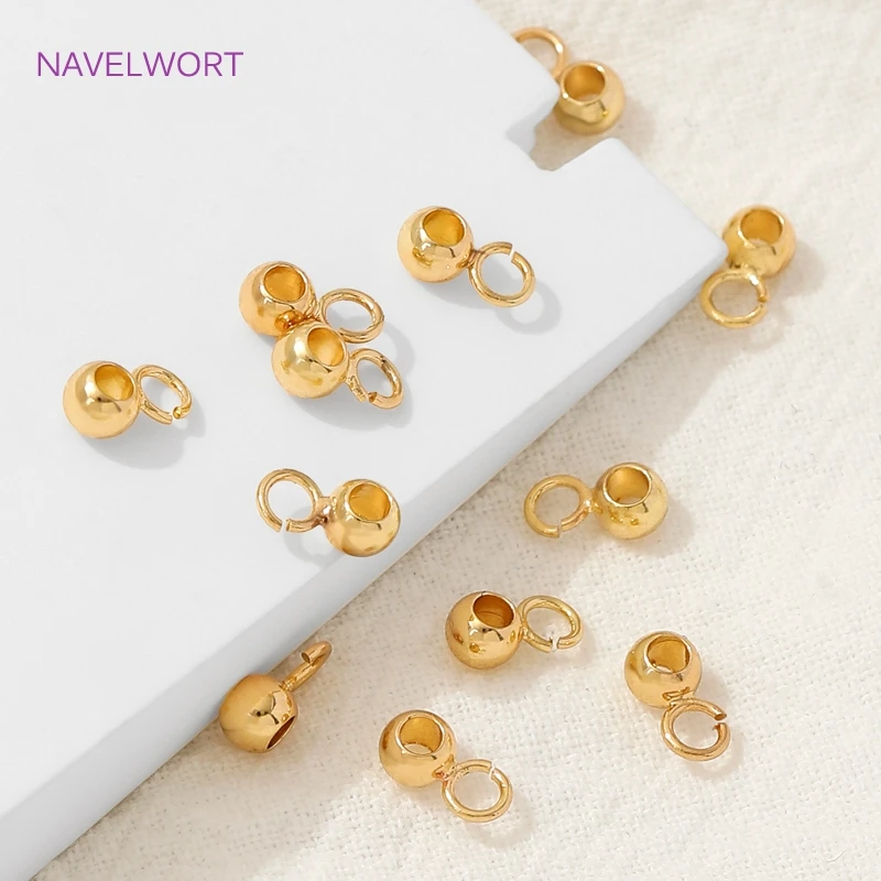 20/40 Stück KC goldfarbene Bügelperlen-Anschlüsse, Bailes für Schmuck, Bügel für Anhänger, DIY-Halsketten-Schmuckherstellungszubehör – Detail 32