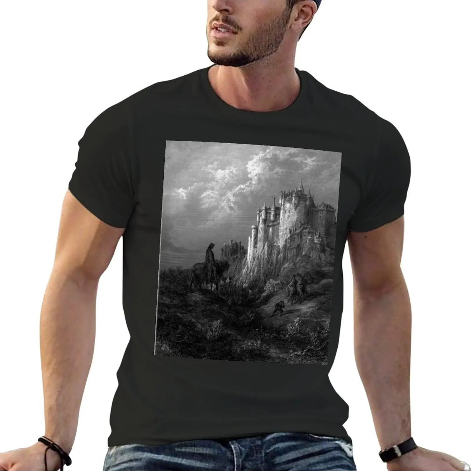 Футболка King Arthur before Avalon, корейская модная однотонная футболка с короткими рукавами, баскетбольные футболки с рисунком, мужская одежда