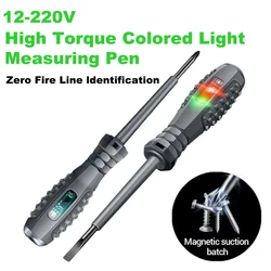 12-220V Word/cross Screwdrivers Neon Bulb Indicator Meter Electric Pen Insulated Electrician Highlight Pocket Tester Pen Tools
