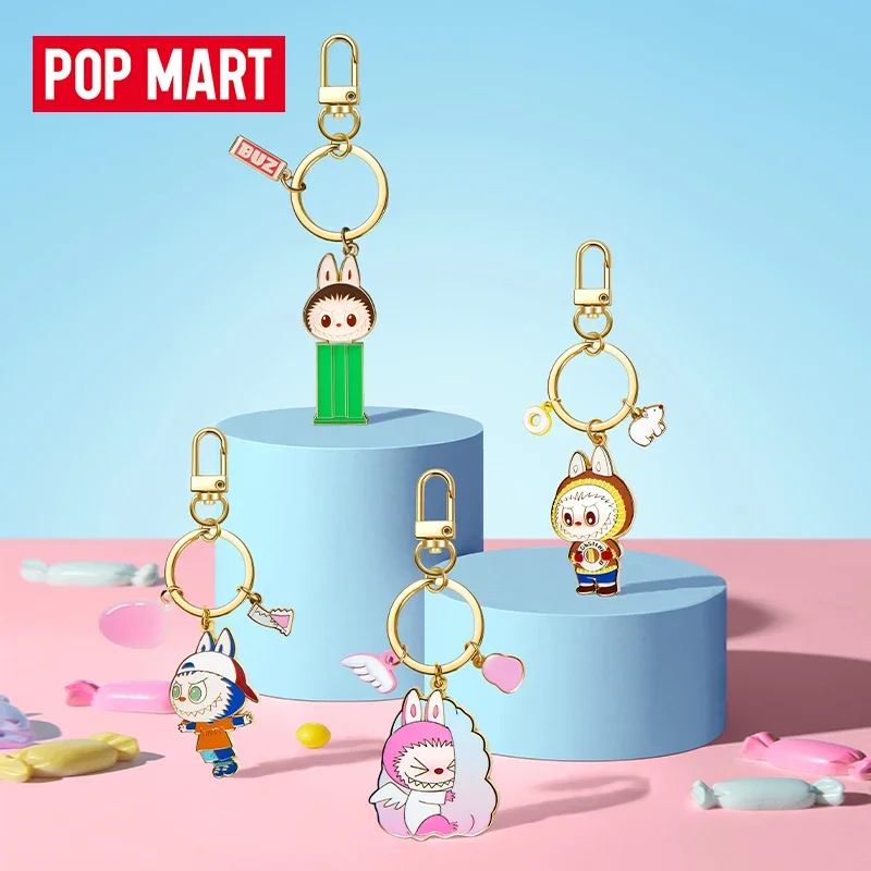 POP MART The Monsters Candy Series – Anhänger Blind Box Mystery Box Spielzeug Puppe Niedliche Anime-Figur Desktop-Ornamente Geschenkkollektion