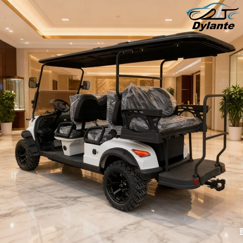 الشركة المصنعة للتخصيص عكس إنذار جديد الكهربائية المتقدمة الطاقة الجديدة عربة الغولف الكهربائية للبيع عربات الغولف للمركبة كعب #3