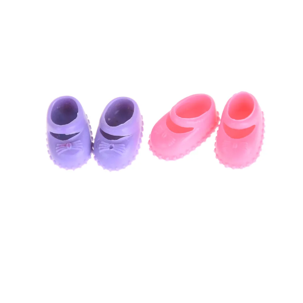 5Pairs Kelly Doll Confused Doll Shoes Kids Gift Pretend Toys 12cm Best Gift For Girl Doll Shoes Accessories