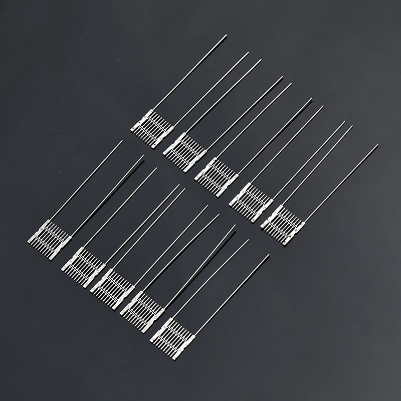 10Pcs DIY Rebuild Mesh Coils 0.6/0.8/1.0ohm Coil per eplacement accessori per bobine prefabbricate