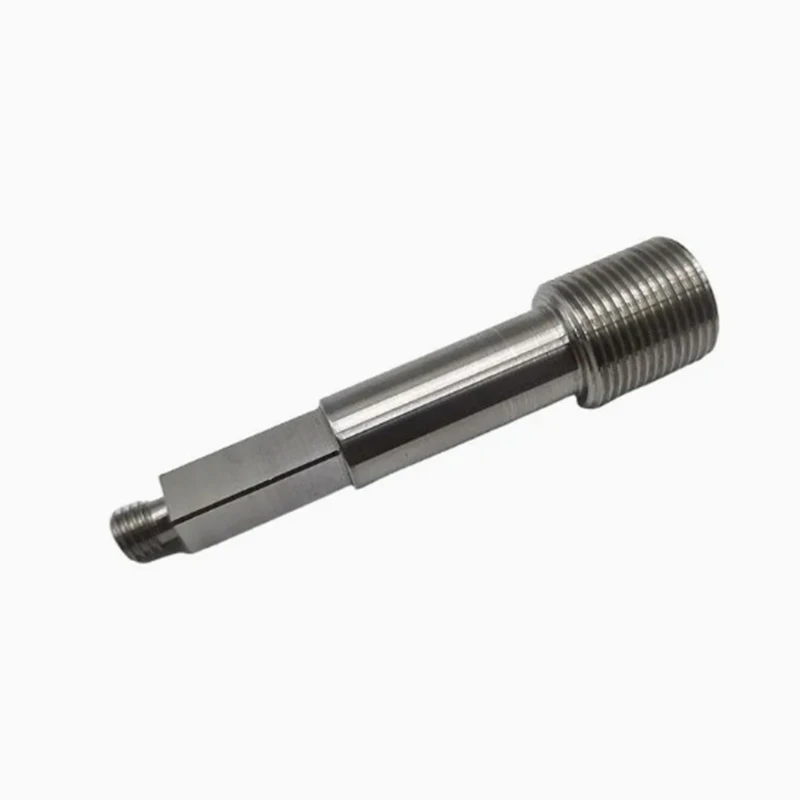 Custom CNC Service  Stainless Steel Precision Machined Conical Threaded Shaft