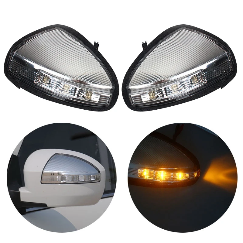 

RISE-Rear View Mirror Turn Signal Light For Lifan X60 2011-2015 LED Indicator Blinker Repeater Signal Lamp