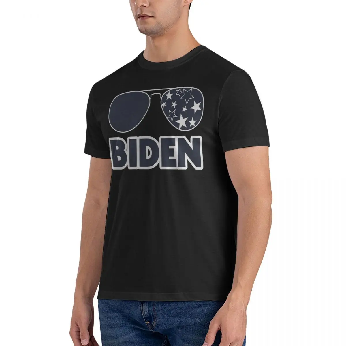 Patriotic Aviators Men T Shirts Joe Biden Vintage Tee Shirt Short Sleeve O Neck T-Shirts 100% Cotton 6XL Clothing