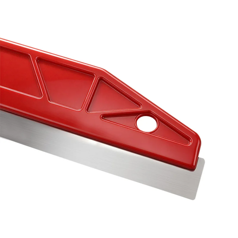 1 Piece Stainless Steel Putty Scraper Multifunctional Wallpaper Cutting Knife for Wall Renovation Wallpaper Construction