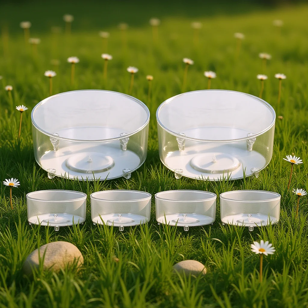 

100Pcs Plastic Holder Clear Cups Heat Resistant Stable Base for Temple Church Votive Use Votive Cups