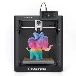 Flashforge Adventurer 5M FDM 3D Printer DIY Kit Max 600mm/s Fast High Speed Printing Out Of Box Quick Detachable Nozzle Dual fan