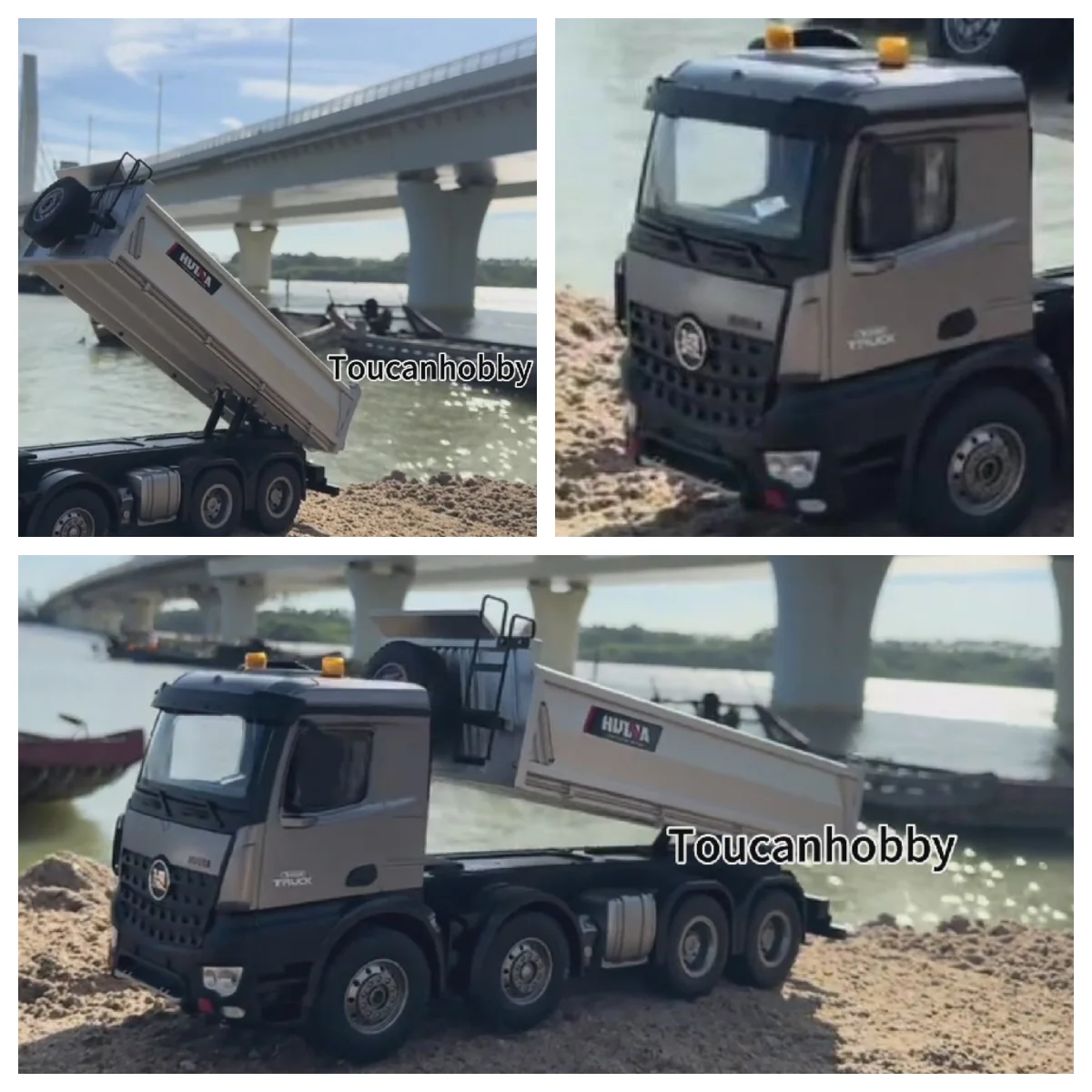 

Новый HUINA 1536, радиоуправляемый самосвал, 1/14, самосвал с дистанционным управлением, звуковой свет, игрушечная модель, подарки для мальчиков