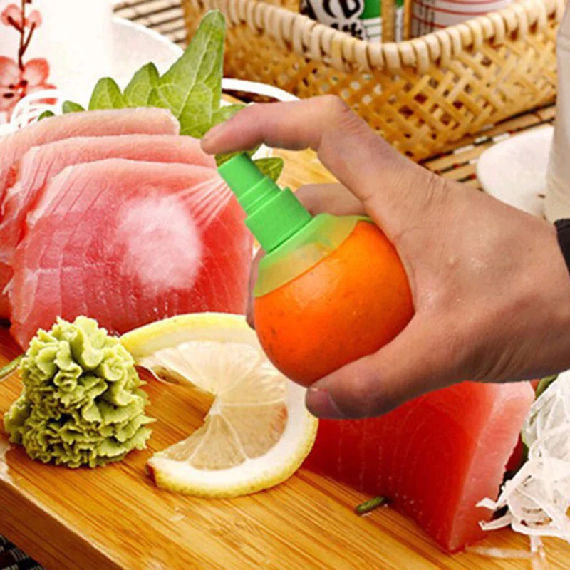 2Pcs/set Home Kitchen Gadgets Lemon Orange Sprayer Fruit Juice Citrus Spray Cooking Tools Accessories Accesorios De Cocina 9Z