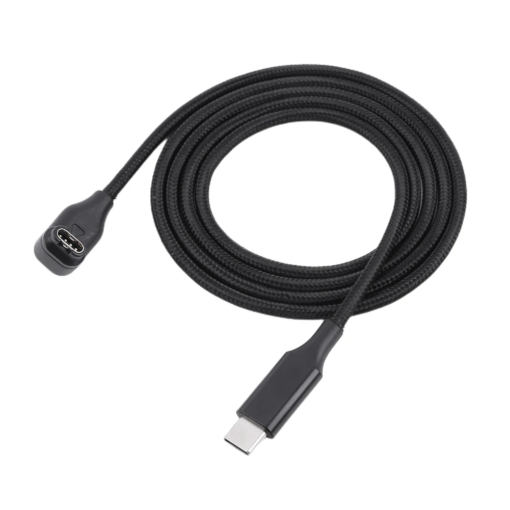 USB شحن كابل بيانات الحبل شاحن ل Garmin Fenix 7/7S/7X/6 ساعة ذكية USB C مزامنة البيانات شحن الحبل Forerunner اكسسوارات