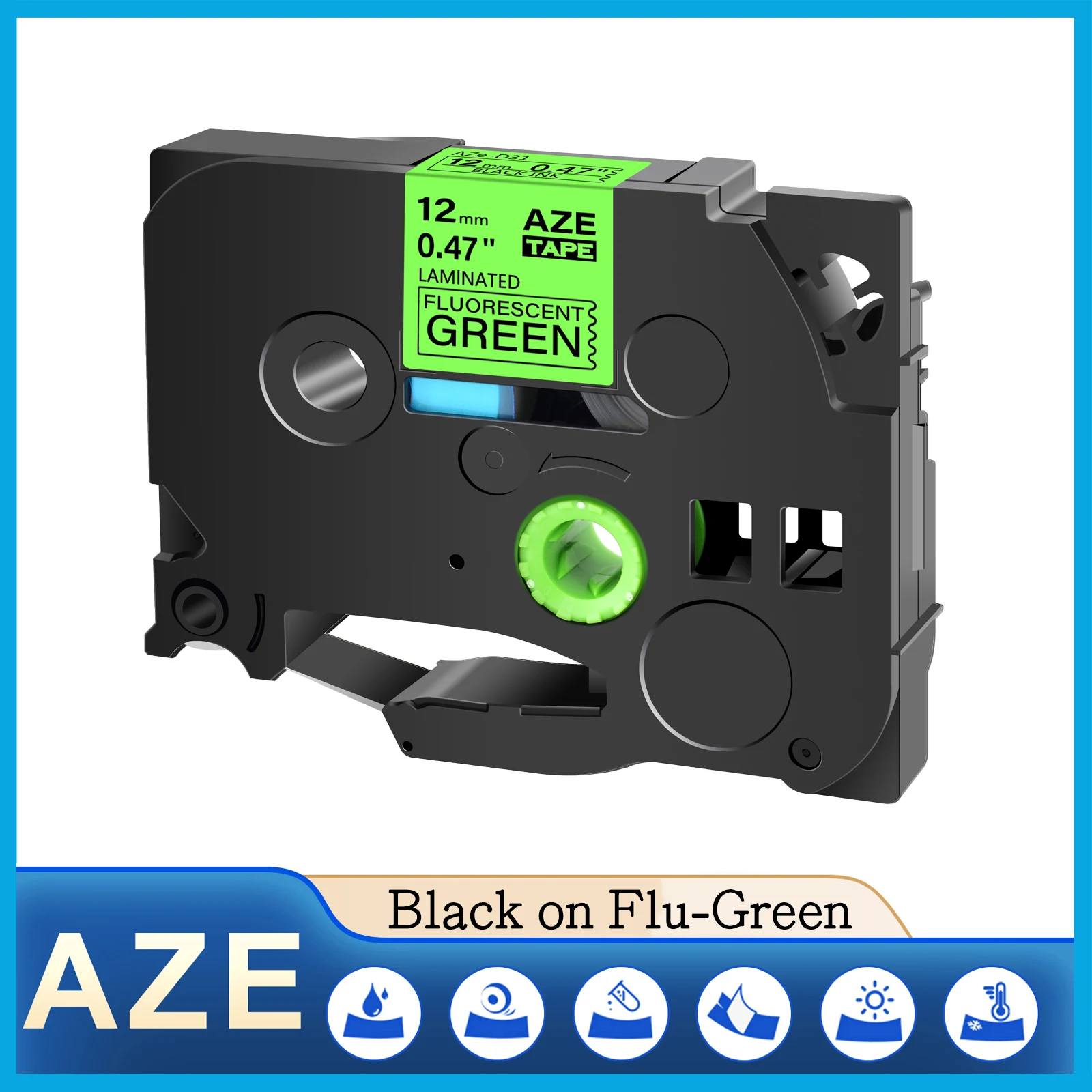 1 stks TZ Tape Compatibel voor Brother Label Cartridge 9mm/12mm/18mm 211 221 231 251 Labeling Lint voor P-Touch Serie Label Maker