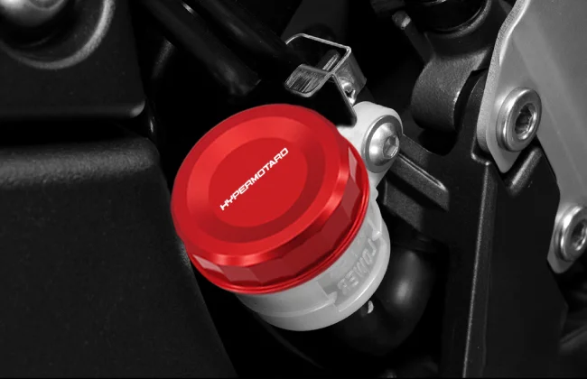 For Hypermotard821 939 1100 Motorcycle Accessories Aluminum CNC Rear Brake Fluid Reservoir Tank Oil Cover hypermotard